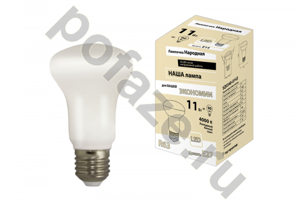 Лампа светодиодная LED с отражателем TDM ELECTRIC d63мм E27 11Вт 120гр. 30-220В 4000К