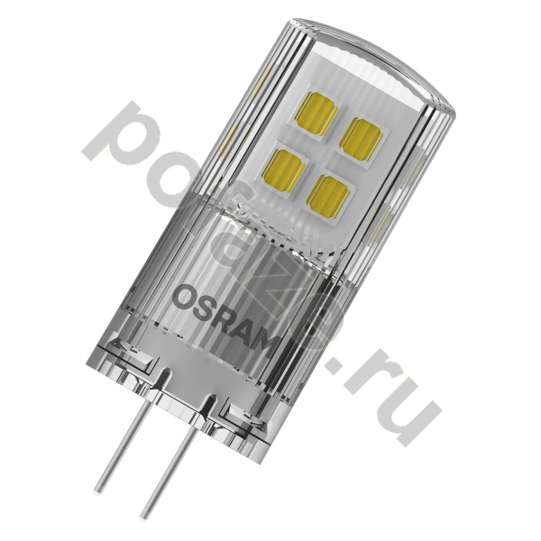 Лампа светодиодная LED капсульная Osram d15мм GU4 2Вт 320гр. 220-240В 2700К