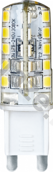 Лампа светодиодная LED капсульная Navigator d16мм G9 3Вт 360гр. 220-240В 3000К