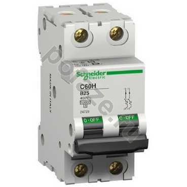 Автоматический выключатель Schneider Electric iC60H 1П+Н 20А (B) 10кА