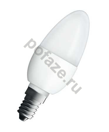 Лампа светодиодная LED свеча Osram d38мм E14 5.5Вт 230-240В