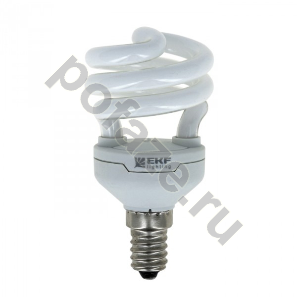 Лампа энергосберегающая EKF E14 15Вт 4200К