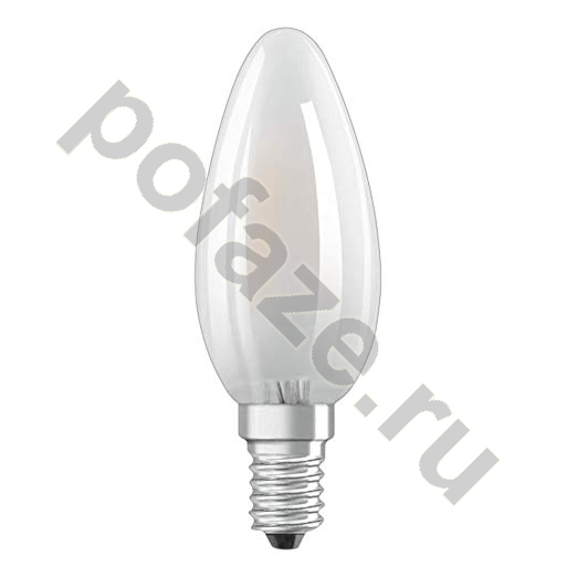 Лампа светодиодная LED свеча Osram d35мм E14 5Вт 300гр. 220-240В