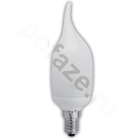 Лампа энергосберегающая свеча на ветру Ecola d38мм E14 11Вт 200-240В