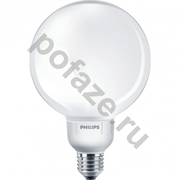Лампа энергосберегающая шарообразная Philips d121мм E27 23Вт 220-240В
