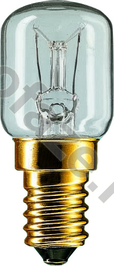 Лампа накаливания трубчатая Philips d25мм E14 25Вт 230-240В
