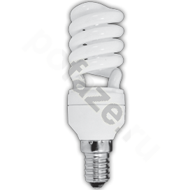 Лампа энергосберегающая спираль Ecola d32мм E14 11Вт 200-240В