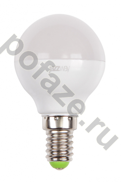 Лампа светодиодная LED шарообразная Jazzway d45мм E14 5.5Вт 180гр. 220-240В