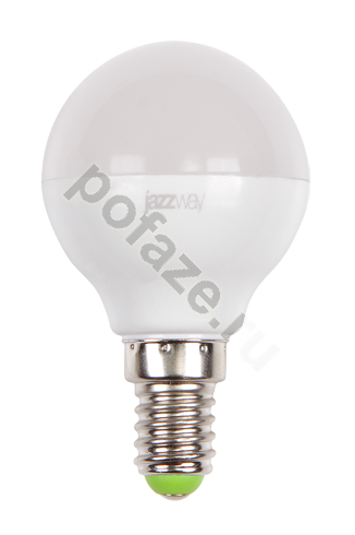 Лампа светодиодная LED шарообразная Jazzway d45мм E14 7Вт 180гр. 230В 2700К