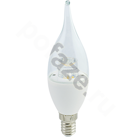 Лампа светодиодная LED свеча на ветру Ecola d37мм E14 7Вт 270гр. 220-230В 4000К
