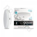 Gauss d75мм GX53 13Вт 120гр. 180-240В 4100К