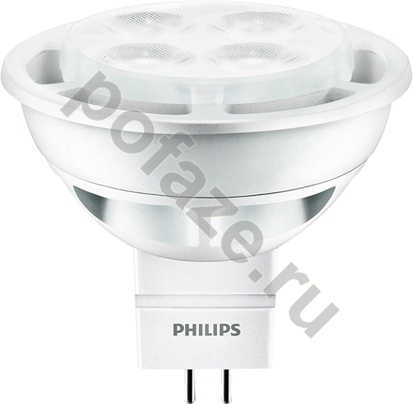 Лампа светодиодная LED с отражателем Philips d50.2мм GU5.3 5.5Вт 24гр. 12В