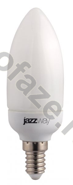Лампа энергосберегающая свеча Jazzway d37мм E14 9Вт 220-240В
