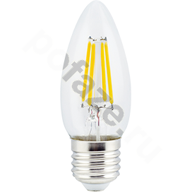 Лампа светодиодная LED свеча Ecola d37мм E27 5Вт 360гр. 220-230В 4000К