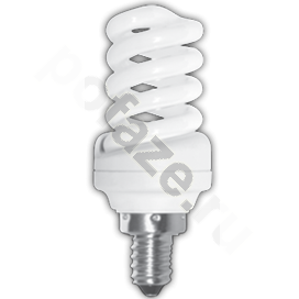 Лампа энергосберегающая спираль Ecola d43мм E14 15Вт 200-240В