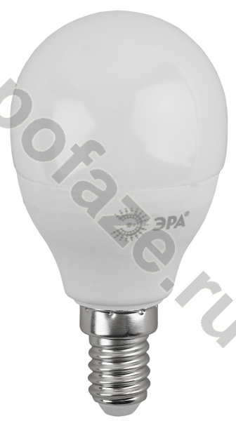 Лампа светодиодная LED шарообразная ЭРА d45мм E14 11Вт 270гр. 170-265В 2700К