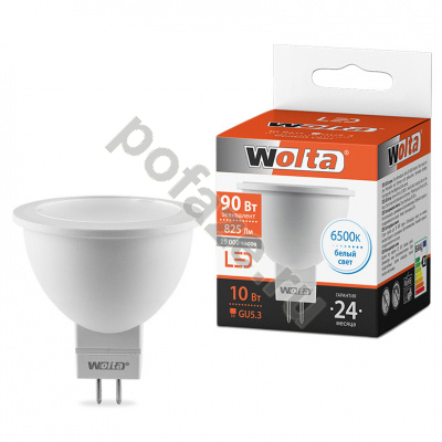 Лампа светодиодная LED с отражателем Wolta d50мм GU5.3 10Вт 120гр. 220-240В 4000К