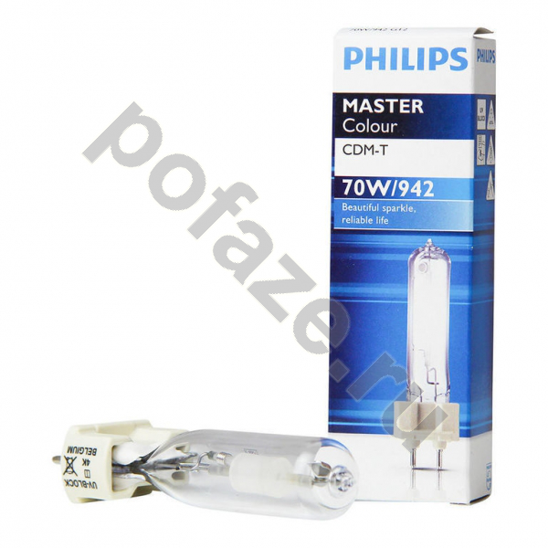 Лампа металлогалогенная Philips G12 70Вт 220-230В