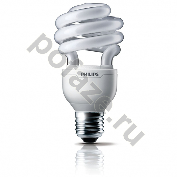 Лампа энергосберегающая спираль Philips d61мм E27 20Вт 220-240В