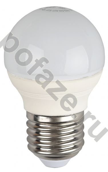 Лампа светодиодная LED шарообразная ЭРА d45мм E27 5Вт 270гр. 170-265В 2700К