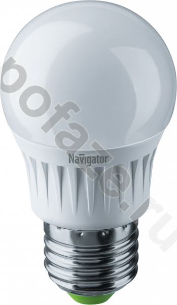 Лампа светодиодная LED шарообразная Navigator d45мм E27 7Вт 230гр. 220-240В 6500К