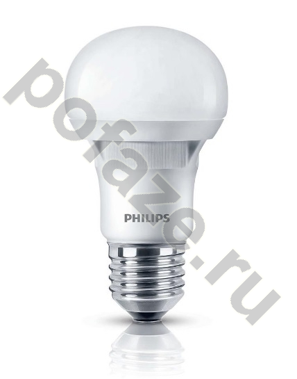 Лампа светодиодная LED грушевидная Philips d60мм E27 5Вт 60гр. 220-240В 3000К