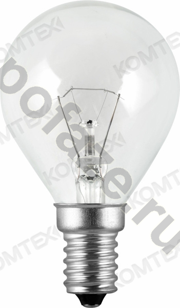 Лампа накаливания шарообразная Комтех d45мм E14 40Вт 220-240В