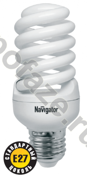 Лампа энергосберегающая спираль Navigator d54мм E27 30Вт 230В 2700К