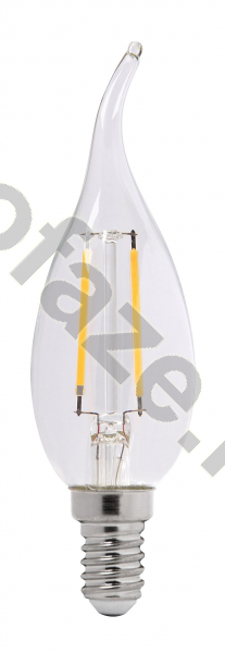 Лампа светодиодная LED свеча на ветру Jazzway d35мм E14 5Вт 320гр. 230В 2700К