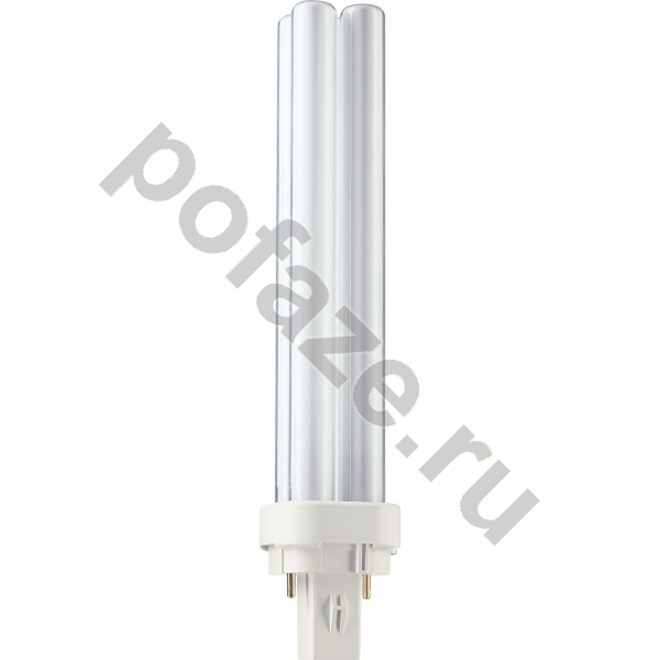 Лампа компактная люминесцентная Philips d27.1мм G24d-3 (2-штыр.) 26Вт