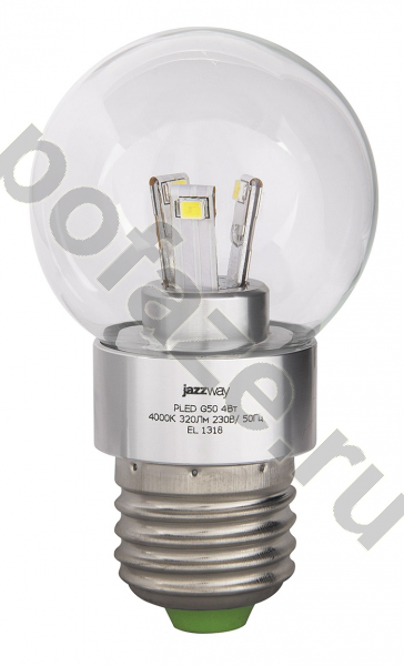 Лампа светодиодная LED шарообразная Jazzway d50мм E27 5Вт 220-230В