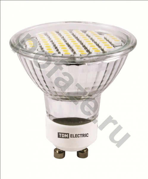 Лампа светодиодная LED с отражателем TDM ELECTRIC d51мм GU10 5Вт 120гр. 30-220В 3000К