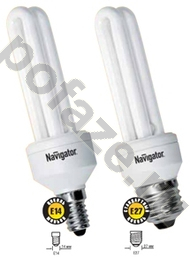 Лампа энергосберегающая прямолинейная Navigator d38мм E14 15Вт 230В 4000К