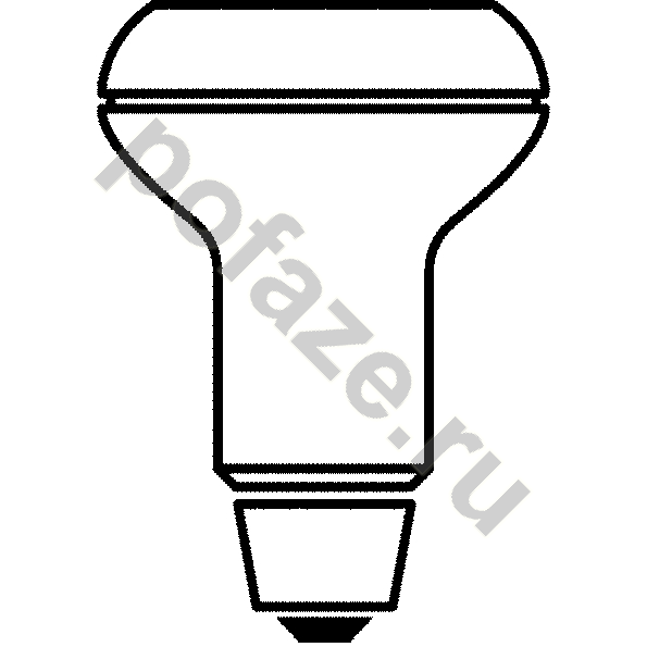 Лампа светодиодная LED с отражателем Osram d64мм E27 5Вт 36гр. 220-240В 2700К
