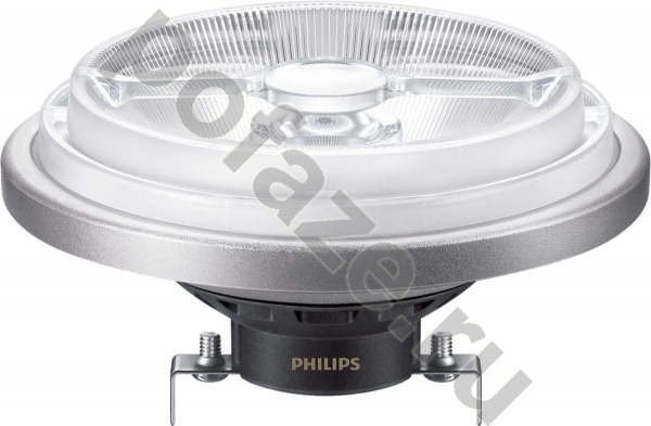 Лампа светодиодная LED с отражателем Philips d111мм G53 11Вт 8гр. 12В 2700К