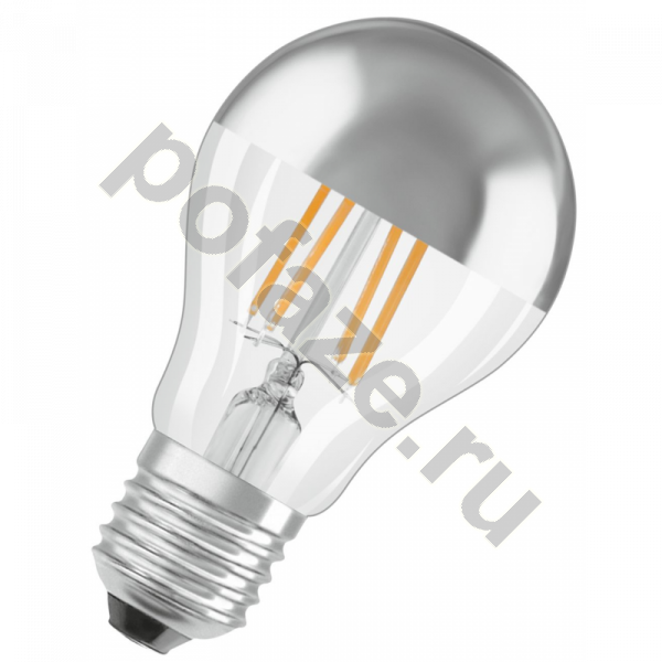 Лампа светодиодная LED грушевидная Osram d60мм E27 7Вт 220-230В 2700К