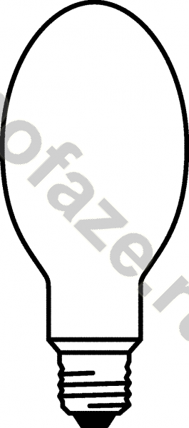Лампа ртутно-вольфрамовая ДРВ эллипсоидная Osram d76мм E27 160Вт 225В 3500К