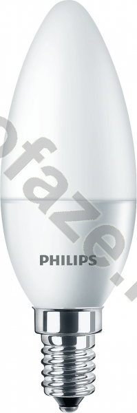 Лампа светодиодная LED свеча Philips d35мм E14 4Вт 220-240В 4000К