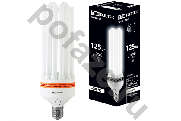 Лампа энергосберегающая прямолинейная TDM ELECTRIC d105мм E40 125Вт 40-170В 6500К