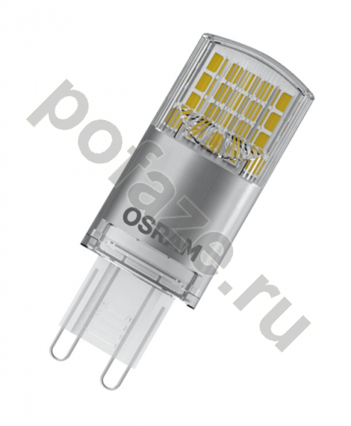 Лампа светодиодная LED капсульная Osram d20мм G9 3.8Вт 220-240В 2700К