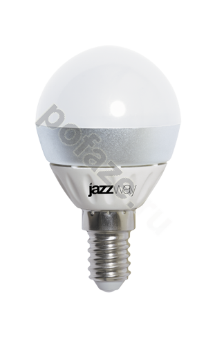 Лампа светодиодная LED шарообразная Jazzway d45мм E14 5Вт 150гр. 220-230В