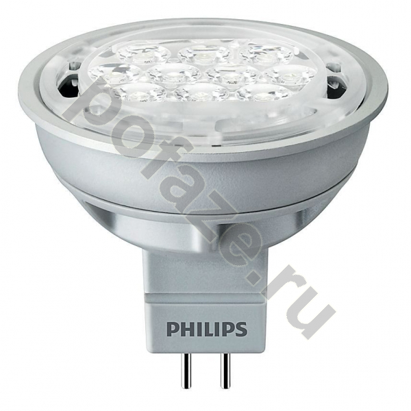 Лампа светодиодная LED с отражателем Philips d49.9мм GU5.3 5Вт 24гр. 12В