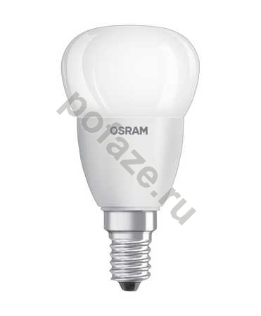 Лампа светодиодная LED каплевидная Osram d45мм E14 5Вт 250гр. 220-240В 4000К