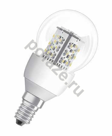 Лампа светодиодная LED шарообразная Osram d45мм E14 2.5Вт 100-240В