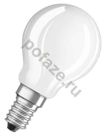 Лампа светодиодная LED грушевидная Osram d45мм E14 5Вт 300гр. 220-240В