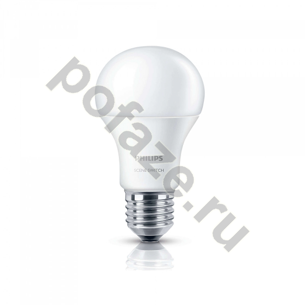 Лампа светодиодная LED грушевидная Philips E27 8Вт