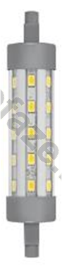 Лампа светодиодная LED линейная Osram d24мм R7s 6.5Вт 360гр. 220-230В