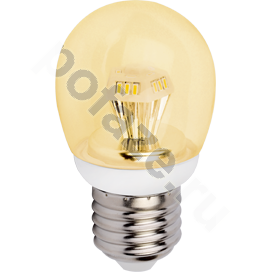 Лампа светодиодная LED шарообразная Ecola d45мм E27 4.2Вт 320гр. 220-230В 2700К