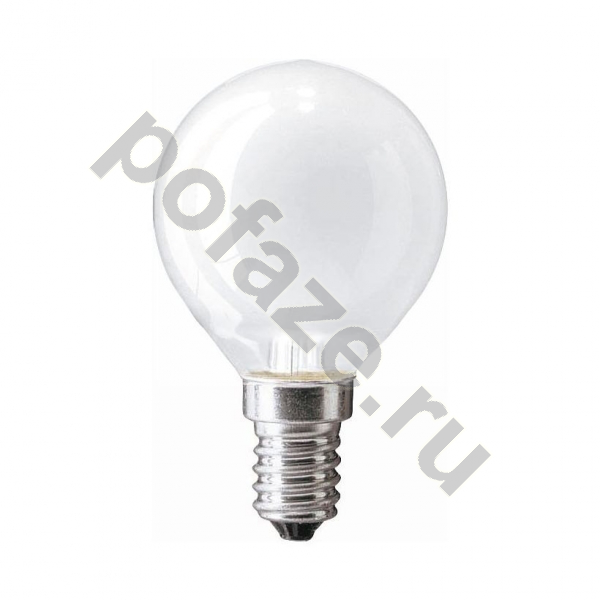 Лампа накаливания шарообразная Philips d45мм E14 25Вт 220-230В