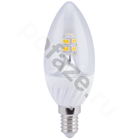 Лампа светодиодная LED свеча Ecola d37мм E14 4Вт 220-230В 2700К